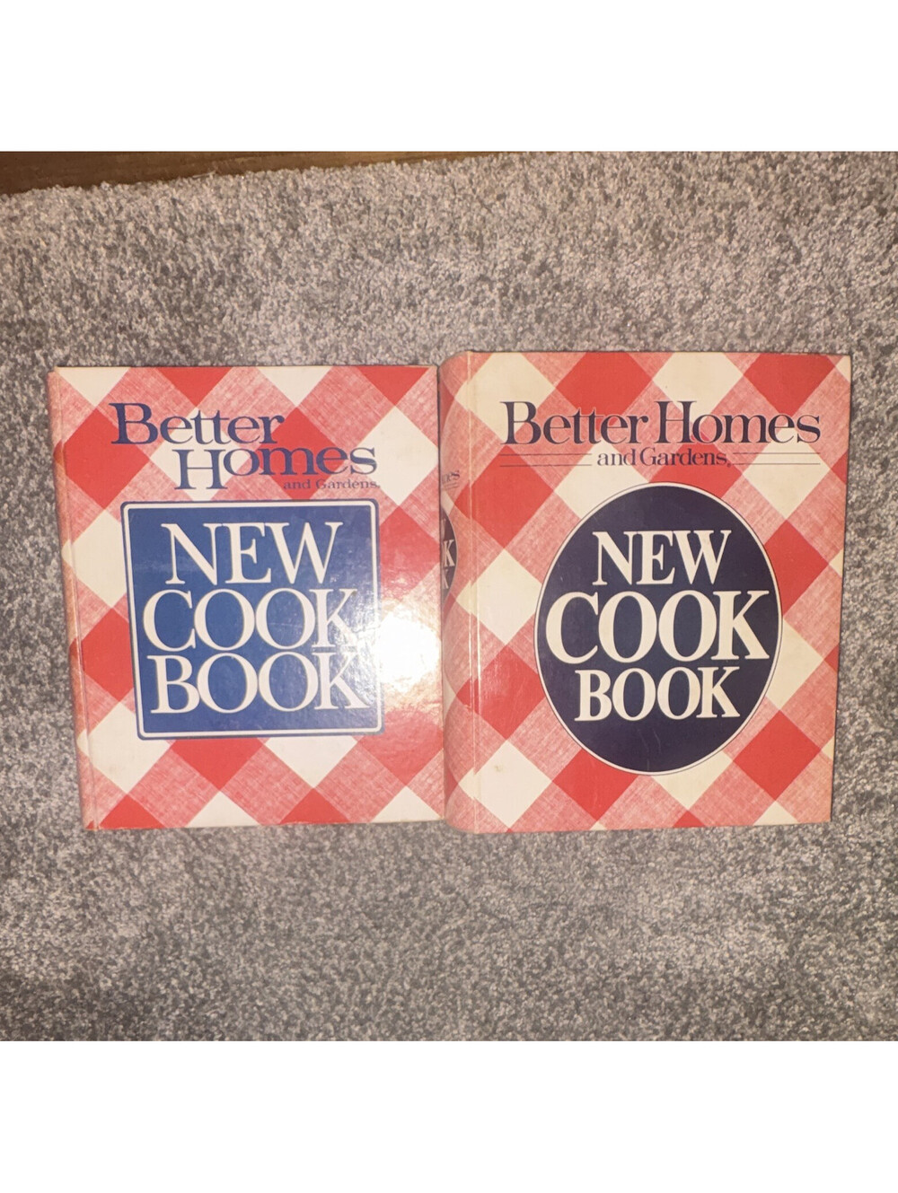 Lot of 2 Vintage Better Homes and Gardens New Cook Book 1980s Ringbound Binders
